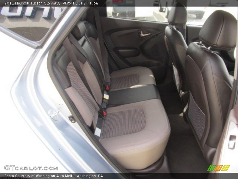 Aurora Blue / Taupe 2011 Hyundai Tucson GLS AWD