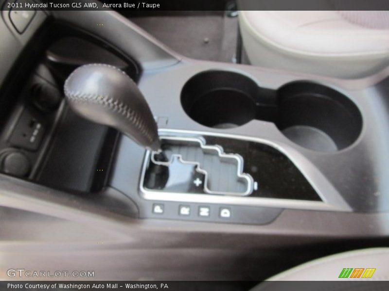 Aurora Blue / Taupe 2011 Hyundai Tucson GLS AWD