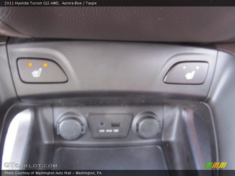 Aurora Blue / Taupe 2011 Hyundai Tucson GLS AWD
