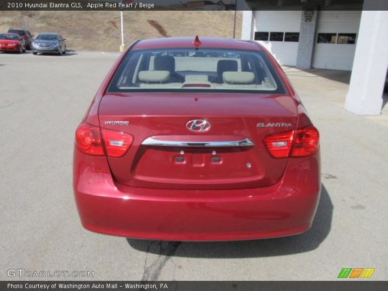 Apple Red Pearl / Beige 2010 Hyundai Elantra GLS