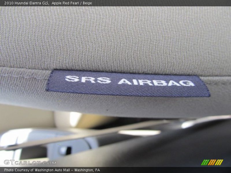 Apple Red Pearl / Beige 2010 Hyundai Elantra GLS