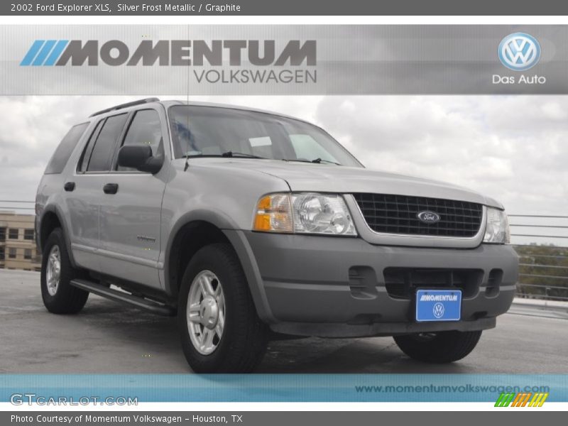 Silver Frost Metallic / Graphite 2002 Ford Explorer XLS