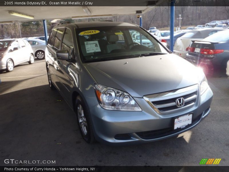 Ocean Mist Metallic / Gray 2005 Honda Odyssey EX