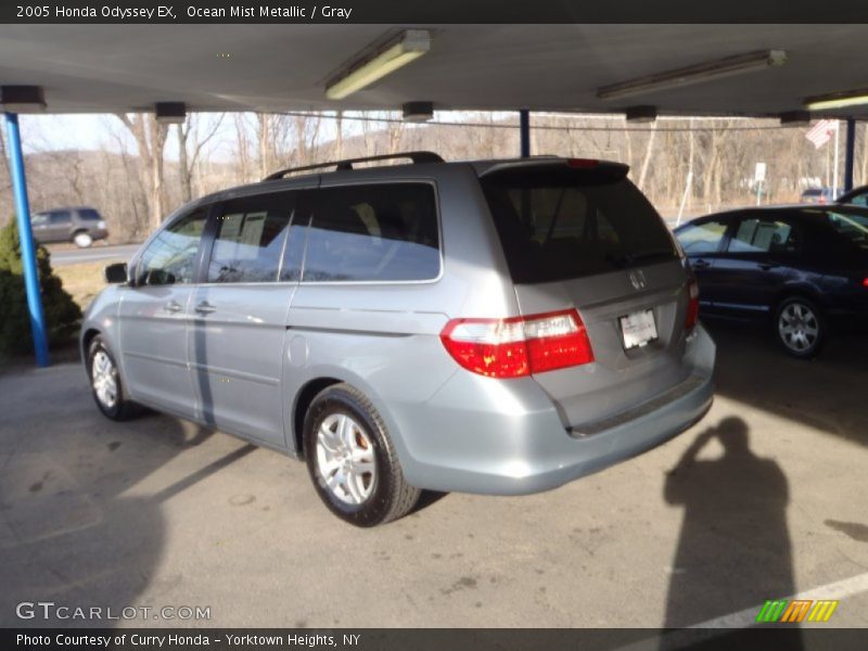 Ocean Mist Metallic / Gray 2005 Honda Odyssey EX