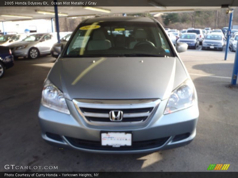 Ocean Mist Metallic / Gray 2005 Honda Odyssey EX