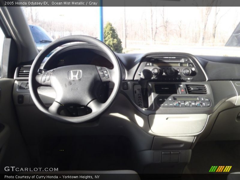 Ocean Mist Metallic / Gray 2005 Honda Odyssey EX