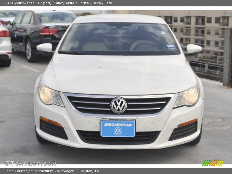 Candy White / Cornsilk Beige/Black 2011 Volkswagen CC Sport