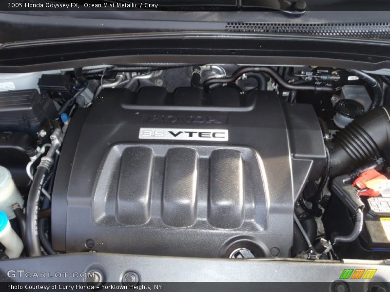Ocean Mist Metallic / Gray 2005 Honda Odyssey EX