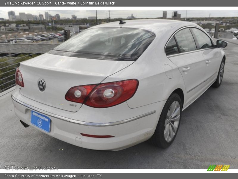 Candy White / Cornsilk Beige/Black 2011 Volkswagen CC Sport