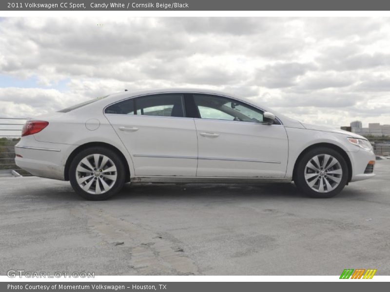 Candy White / Cornsilk Beige/Black 2011 Volkswagen CC Sport