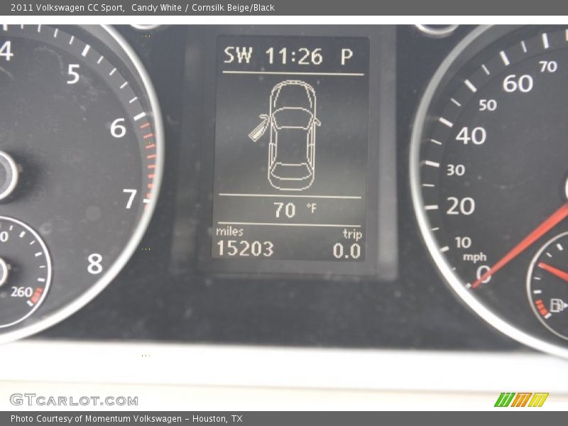 Candy White / Cornsilk Beige/Black 2011 Volkswagen CC Sport