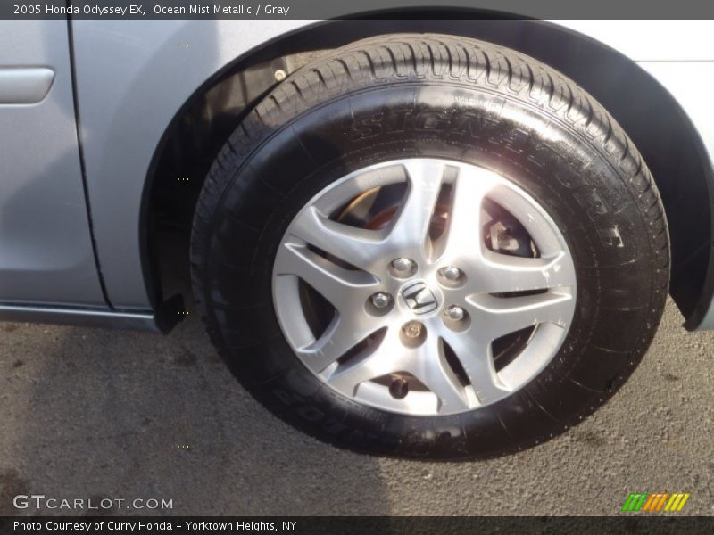Ocean Mist Metallic / Gray 2005 Honda Odyssey EX