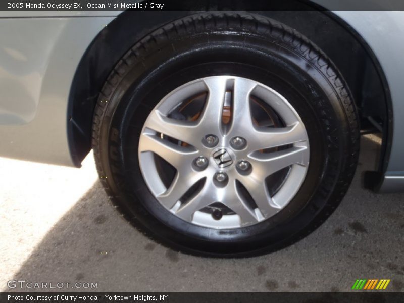Ocean Mist Metallic / Gray 2005 Honda Odyssey EX