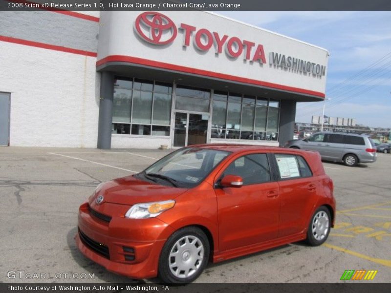 Hot Lava Orange / Charcoal Gray/Lava Orange 2008 Scion xD Release Series 1.0