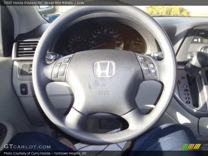 Ocean Mist Metallic / Gray 2005 Honda Odyssey EX