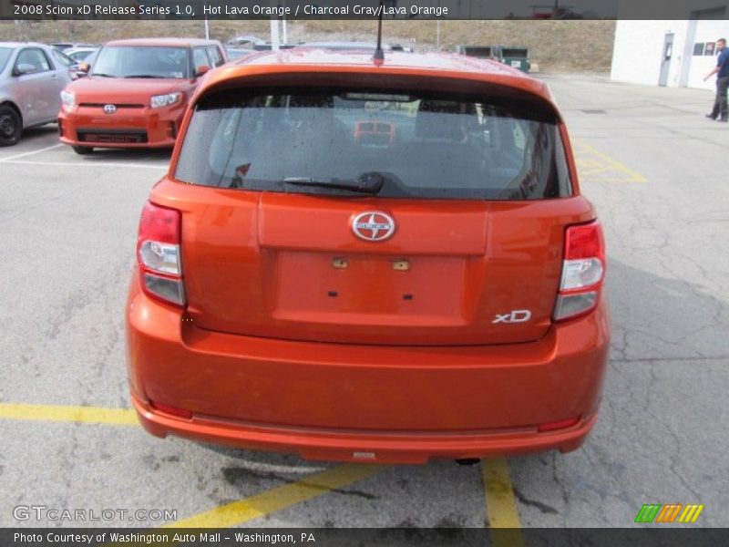 Hot Lava Orange / Charcoal Gray/Lava Orange 2008 Scion xD Release Series 1.0