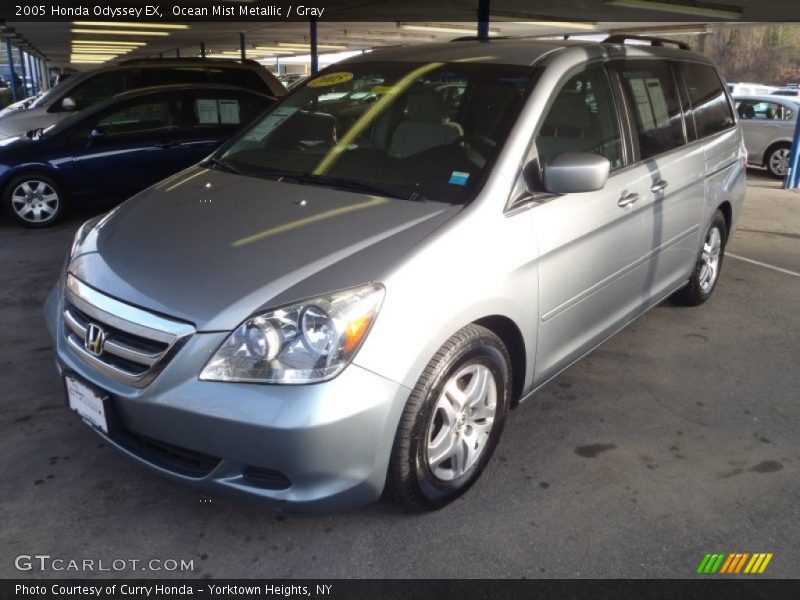 Ocean Mist Metallic / Gray 2005 Honda Odyssey EX