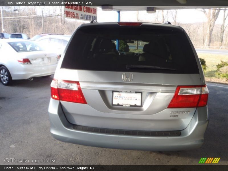 Ocean Mist Metallic / Gray 2005 Honda Odyssey EX