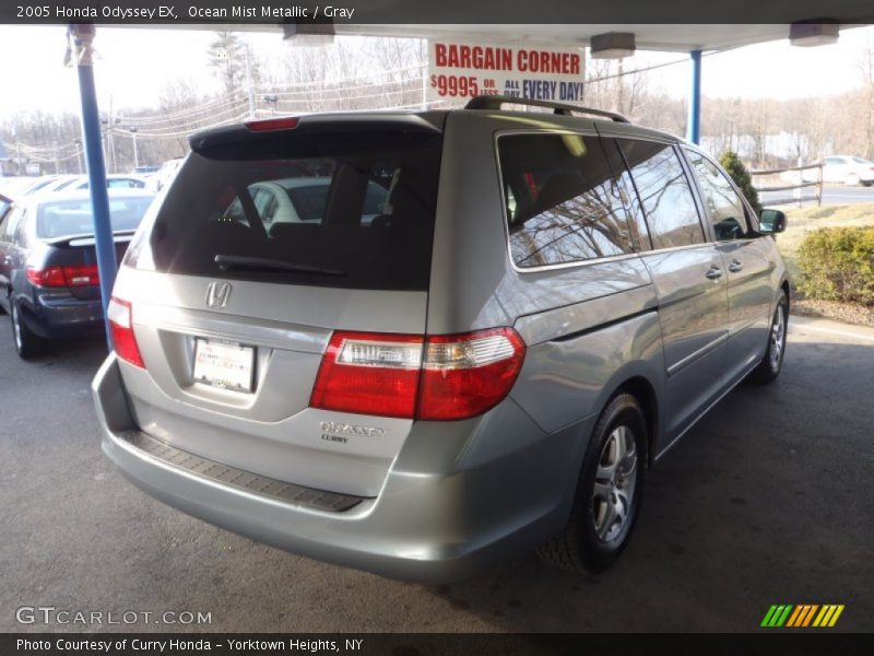 Ocean Mist Metallic / Gray 2005 Honda Odyssey EX
