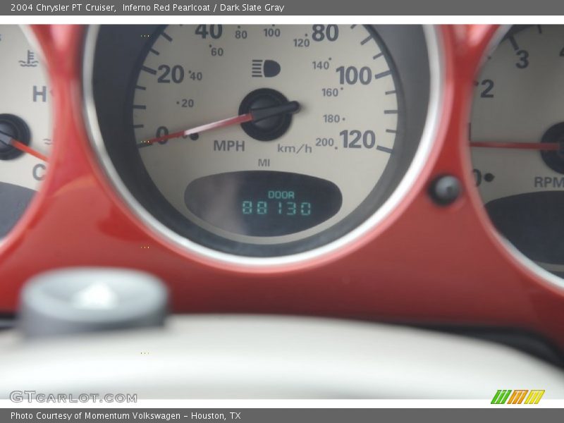 Inferno Red Pearlcoat / Dark Slate Gray 2004 Chrysler PT Cruiser