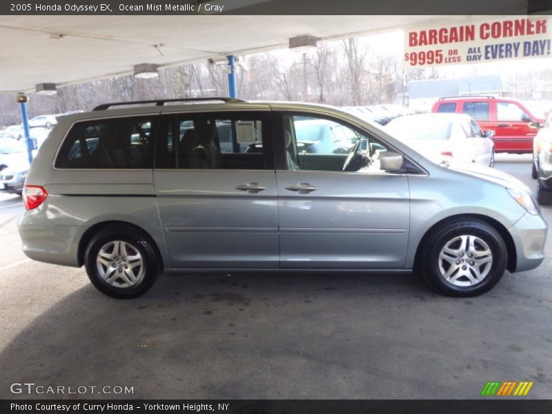 Ocean Mist Metallic / Gray 2005 Honda Odyssey EX