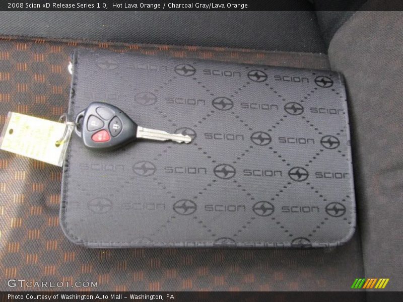 Hot Lava Orange / Charcoal Gray/Lava Orange 2008 Scion xD Release Series 1.0