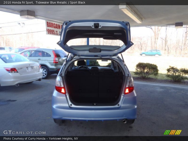 Tidewater Blue Metallic / Sport Black 2010 Honda Fit Sport