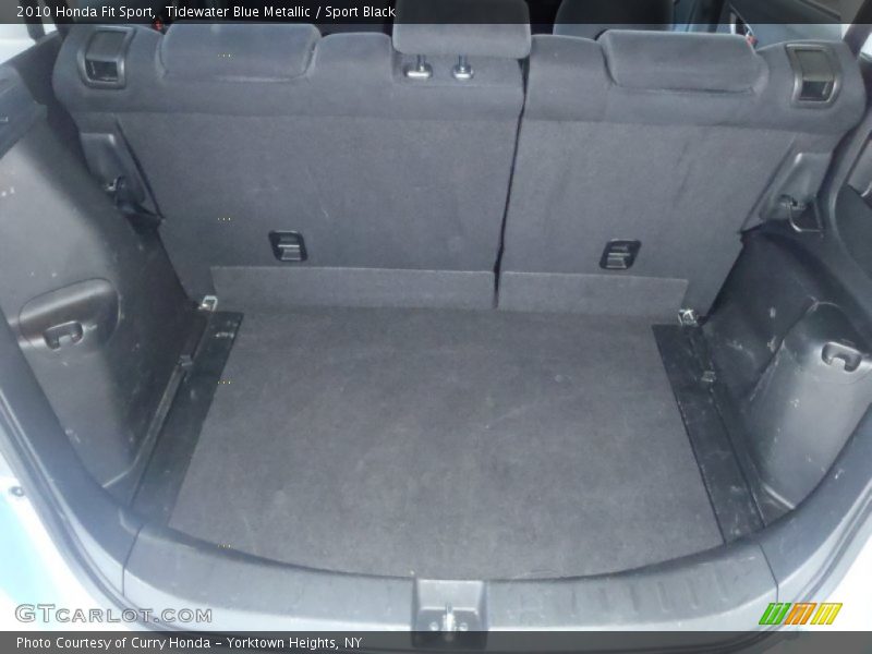 Tidewater Blue Metallic / Sport Black 2010 Honda Fit Sport