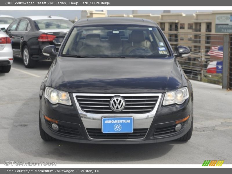 Deep Black / Pure Beige 2008 Volkswagen Passat VR6 Sedan