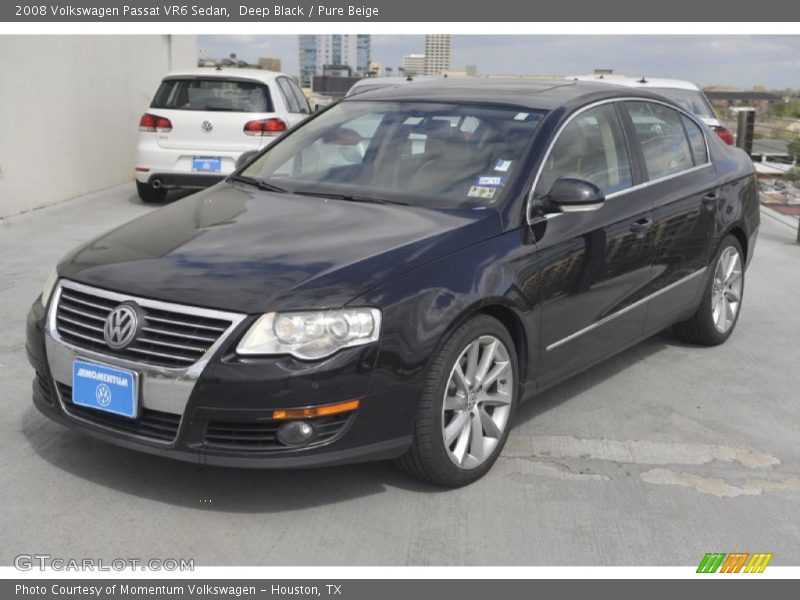 Deep Black / Pure Beige 2008 Volkswagen Passat VR6 Sedan
