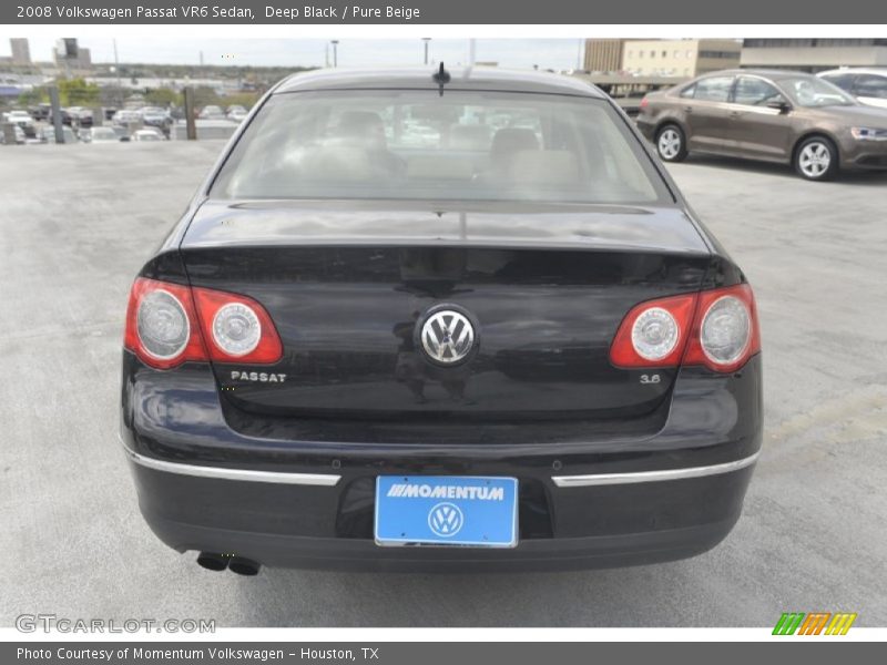 Deep Black / Pure Beige 2008 Volkswagen Passat VR6 Sedan