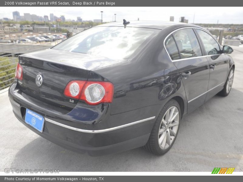 Deep Black / Pure Beige 2008 Volkswagen Passat VR6 Sedan