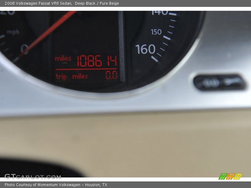 Deep Black / Pure Beige 2008 Volkswagen Passat VR6 Sedan