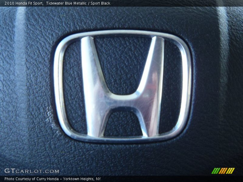 Tidewater Blue Metallic / Sport Black 2010 Honda Fit Sport