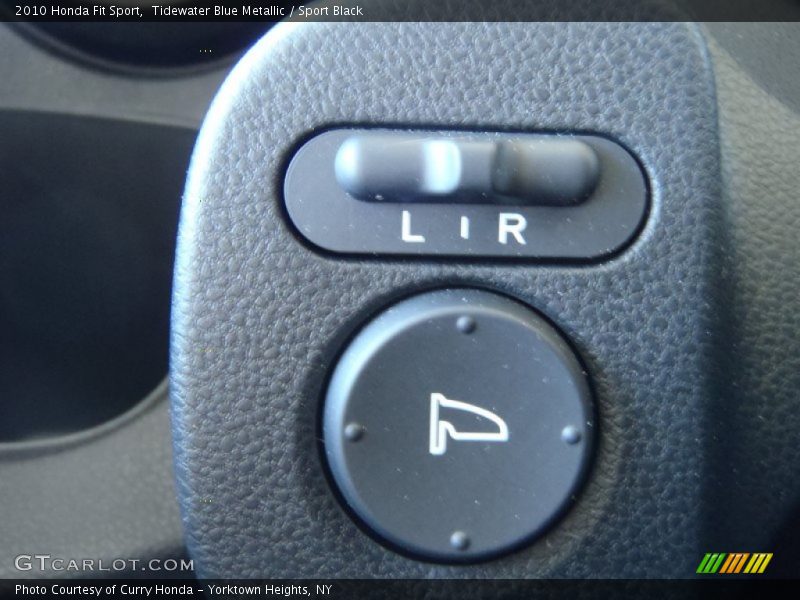 Tidewater Blue Metallic / Sport Black 2010 Honda Fit Sport