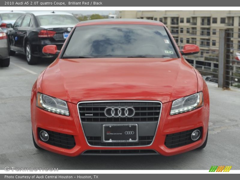 Brilliant Red / Black 2010 Audi A5 2.0T quattro Coupe