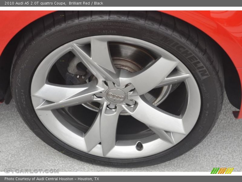 Brilliant Red / Black 2010 Audi A5 2.0T quattro Coupe