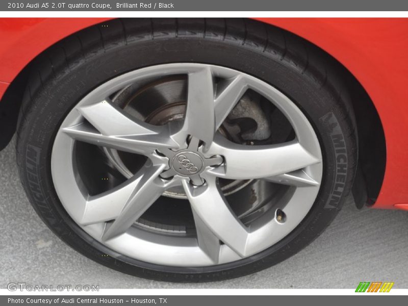 Brilliant Red / Black 2010 Audi A5 2.0T quattro Coupe