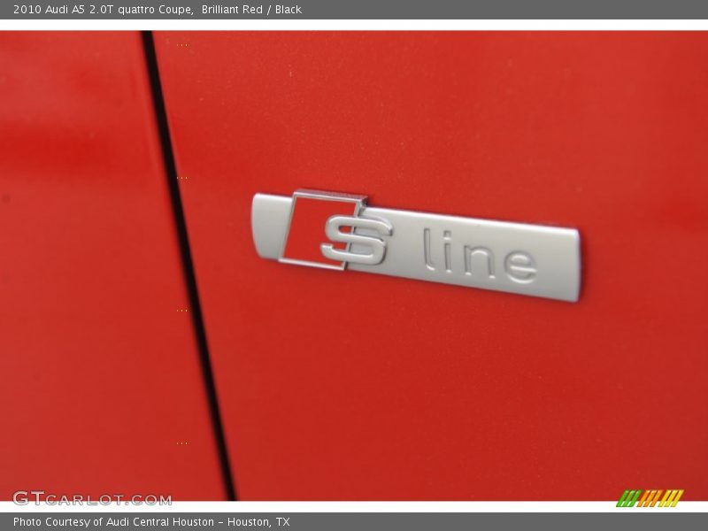 Brilliant Red / Black 2010 Audi A5 2.0T quattro Coupe