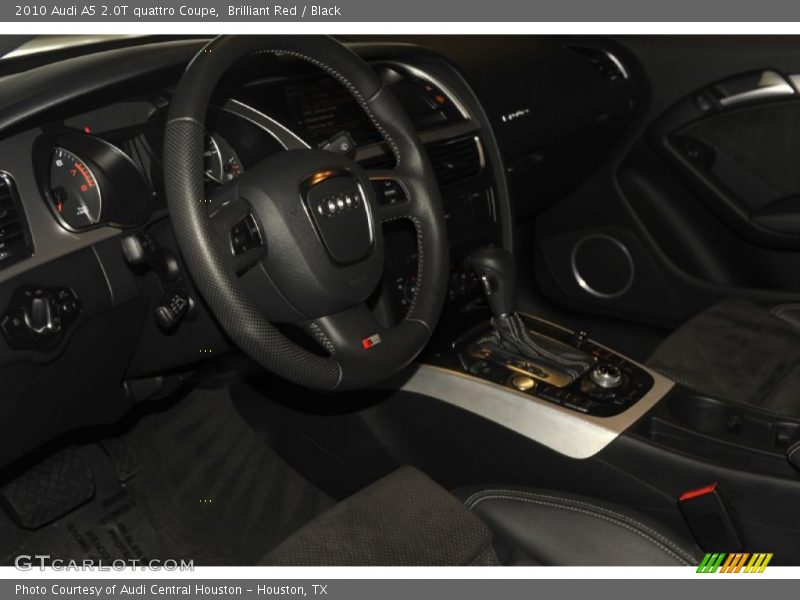 Brilliant Red / Black 2010 Audi A5 2.0T quattro Coupe