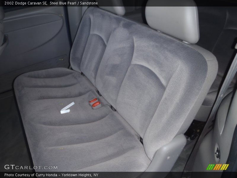 Steel Blue Pearl / Sandstone 2002 Dodge Caravan SE