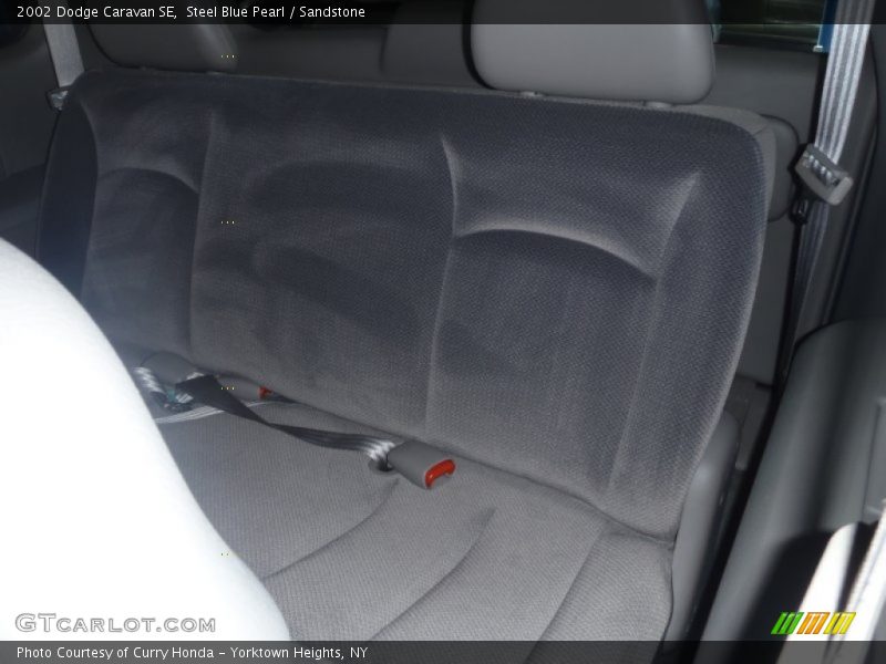 Steel Blue Pearl / Sandstone 2002 Dodge Caravan SE