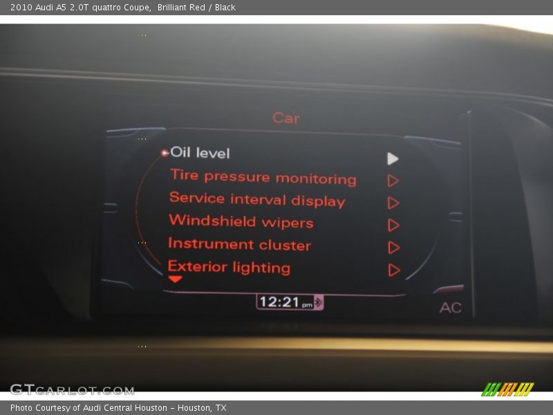 Brilliant Red / Black 2010 Audi A5 2.0T quattro Coupe