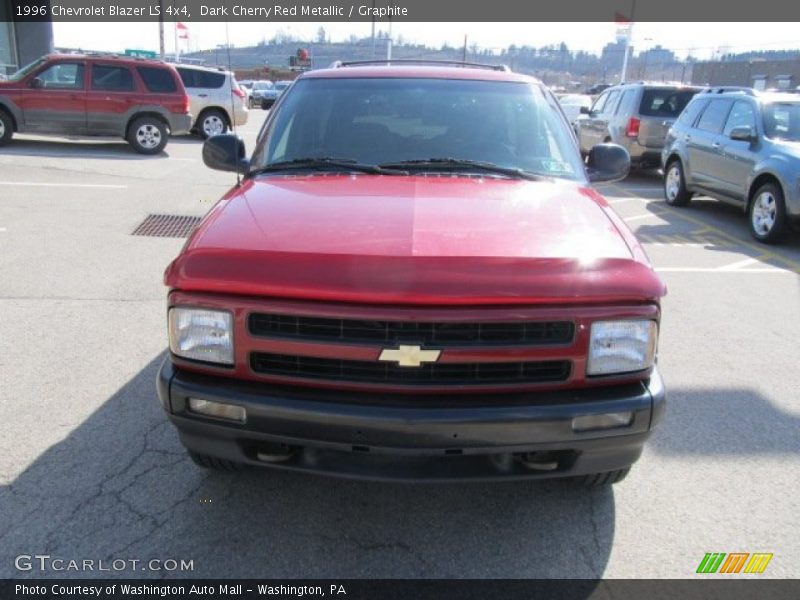 Dark Cherry Red Metallic / Graphite 1996 Chevrolet Blazer LS 4x4