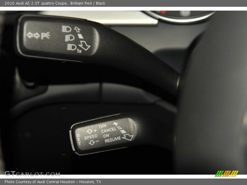 Brilliant Red / Black 2010 Audi A5 2.0T quattro Coupe