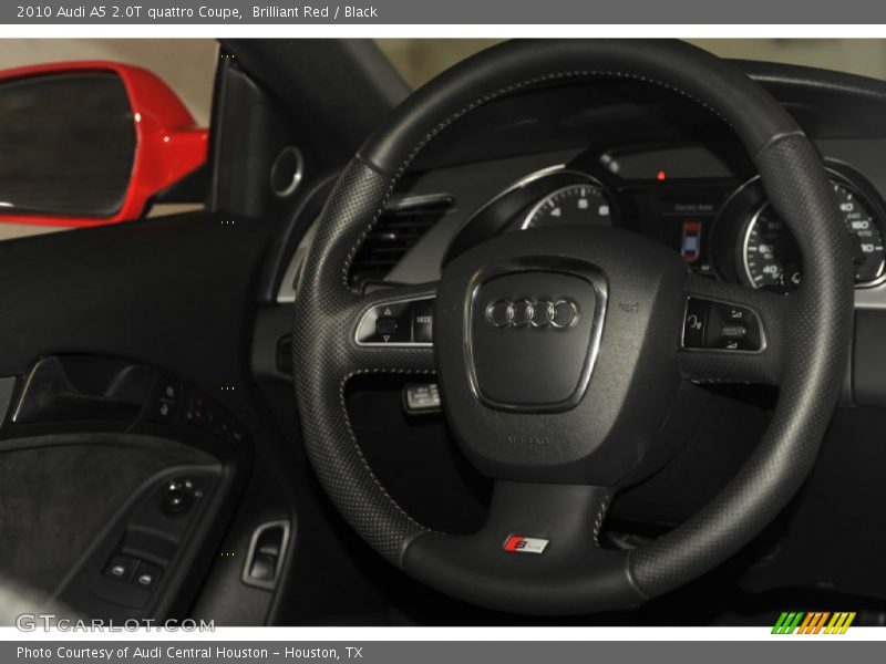 Brilliant Red / Black 2010 Audi A5 2.0T quattro Coupe
