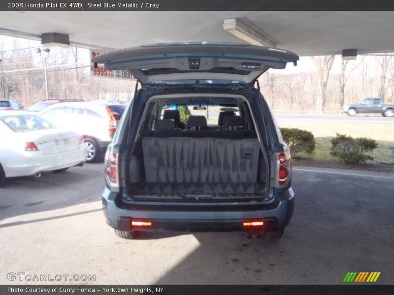 Steel Blue Metallic / Gray 2008 Honda Pilot EX 4WD