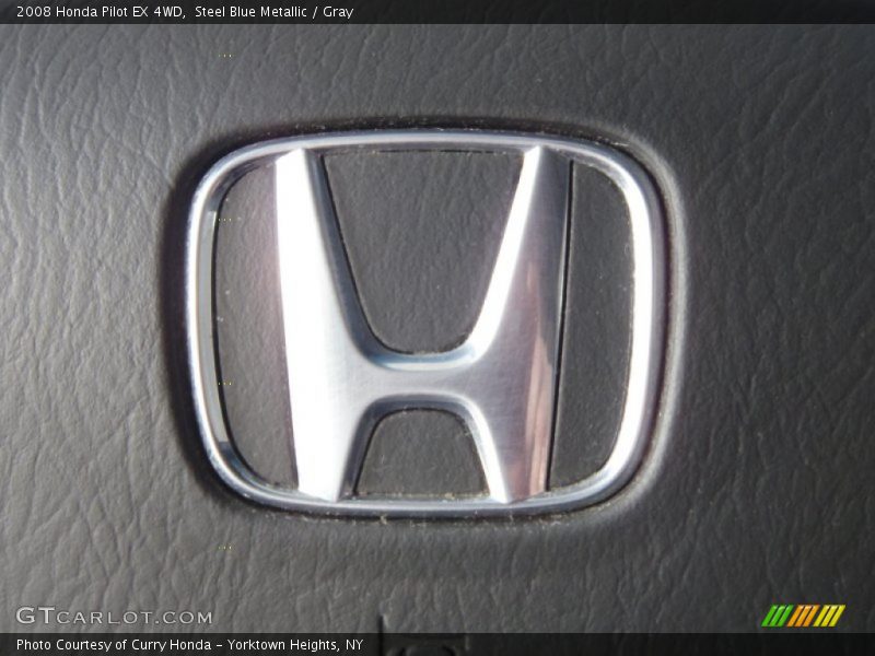 Steel Blue Metallic / Gray 2008 Honda Pilot EX 4WD