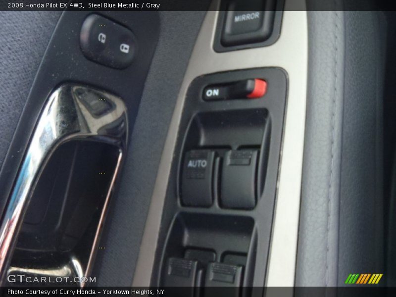 Steel Blue Metallic / Gray 2008 Honda Pilot EX 4WD