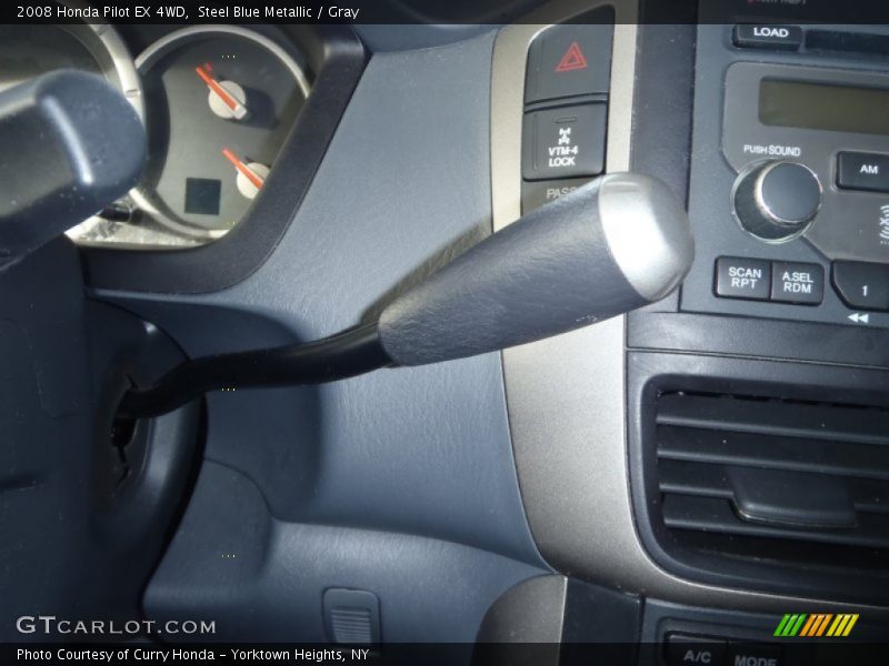 Steel Blue Metallic / Gray 2008 Honda Pilot EX 4WD
